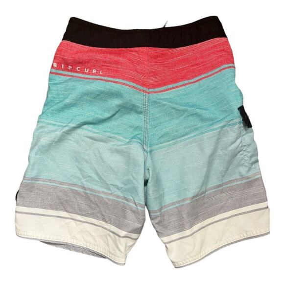 Rip Curl multi color stripes color block board shorts size 23 - Picture 2 of 3